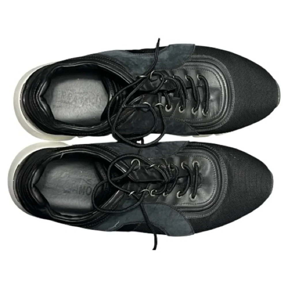 Salvatore Ferragamo Black and Gray Sneakers - Picture 2 of 12